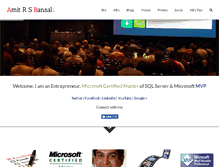 Tablet Screenshot of amitbansal.net